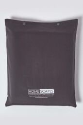 Homescapes Egyptian Cotton Fitted Sheet 12 inch 1000 Thread Count in Charcoal - Size: Single Fitted - thumbnail 4
