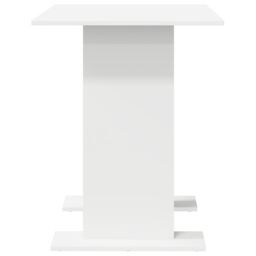 Berkfield Home Dining Table White 110x60x75 cm Engineered Wood - Size: 110 x 60 x 75 cm - thumbnail 6