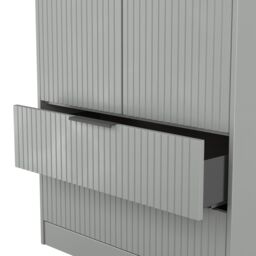 Ready Assembled 2 U Menai 2 Door 2 Drawer Wardrobe (Ready Assembled) in Dark Grey - thumbnail 7