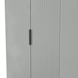 Ready Assembled 2 U Menai 2 Door 2 Drawer Wardrobe (Ready Assembled) in Dark Grey - thumbnail 5