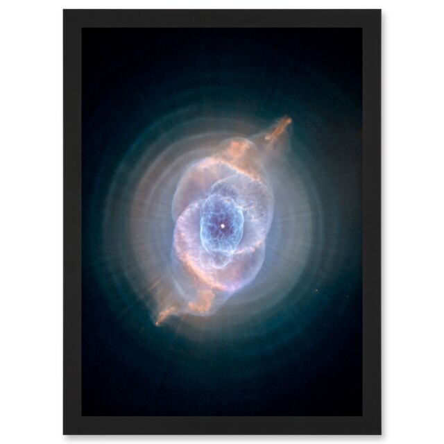 Artery8 Hubble Space Telescope Image Cat's Eye Planetary Nebula Dying Star Sculpture Gas Dust Spherical Mass Pulse Ejections Bright Bull's Eye - image 1