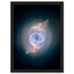 Artery8 Hubble Space Telescope Image Cat's Eye Planetary Nebula Dying Star Sculpture Gas Dust Spherical Mass Pulse Ejections Bright Bull's Eye - thumbnail 1