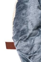 Living and Home Soft Plush Anti-Slip Seat Cushion with Elastic Straps in Grey - thumbnail 9