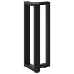 Berkfield Home Console Table Legs T-Shaped¬†2 pcs Black 25x28x(72-73) cm Steel - thumbnail 4