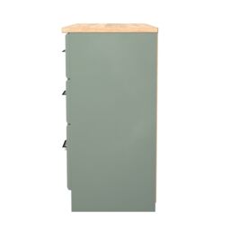 Ready Assembled 2 U Norfolk 6 Drawer Wide Chest (Ready Assembled) in Pale Green - thumbnail 2