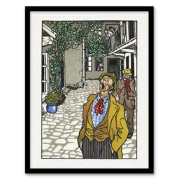 Artery8 Naturally Gifted Singer Musician Moriz Jung Framed Wall Art Print - Size: A4 - thumbnail 1