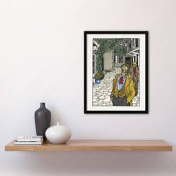 Artery8 Naturally Gifted Singer Musician Moriz Jung Framed Wall Art Print - Size: A4 - thumbnail 4