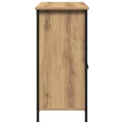 Berkfield Home Sideboard Artisan Oak 100x35x75 cm Engineered Wood in Brown - Size: 100 x 35 x 75 cm - thumbnail 5