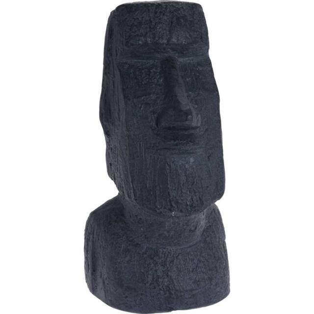SPETLEK Garden Decor Moai Ornament 40cm Anthracite in Grey - image 1