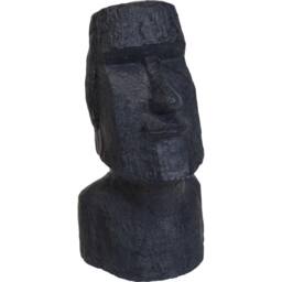 SPETLEK Garden Decor Moai Ornament 40cm Anthracite in Grey - thumbnail 4