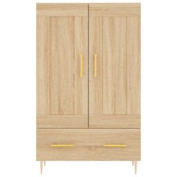 Berkfield Home Highboard Sonoma Oak 69.5x31x115 cm Engineered Wood in Brown - thumbnail 5