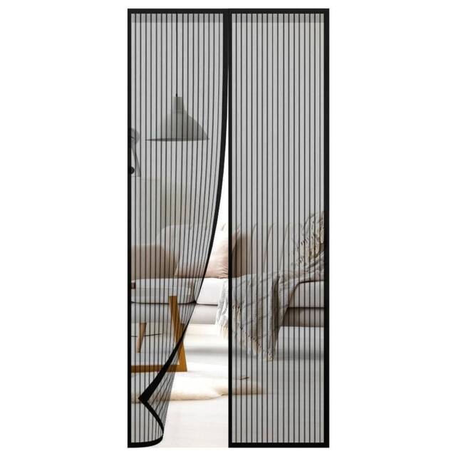 SPETLEK Mesh Curtain Mosquito Fly Bug Insect in Black - Size: 0.6m2 - image 1