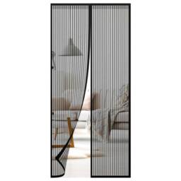 SPETLEK Mesh Curtain Mosquito Fly Bug Insect in Black - Size: 0.6m2