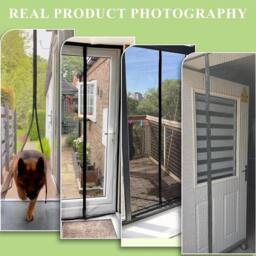 SPETLEK Mesh Curtain Mosquito Fly Bug Insect in Black - Size: 0.6m2 - thumbnail 4