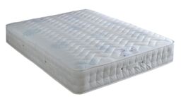 Bedmaster Brooklyn 1400 Pocket Sprung Memory Foam Mattress in White - Size: Double - thumbnail 3