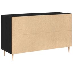 Berkfield Home Sideboard Black Oak 100x36x60 cm Engineered Wood - Size: 100 x 36 x 60 cm - thumbnail 6