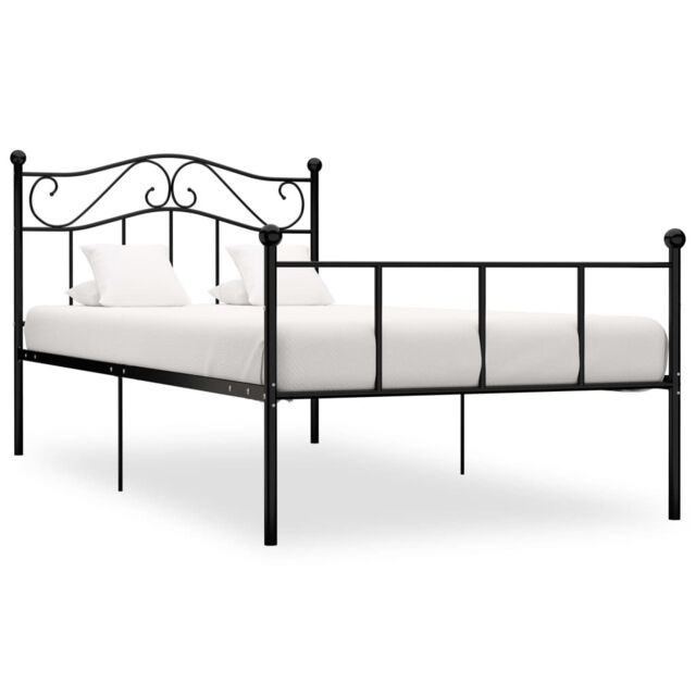 Berkfield Home Bed Frame Black Metal 100x200 cm - image 1