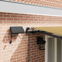 Berkfield Home Manual Retractable Awning with LED Multicolour Stripe 500x300 cm - thumbnail 4