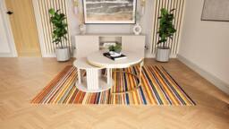 Gooch Luxury Rugs Spice Wool Rug in Burnt Orange - Size: 90 cm x 150 cm - thumbnail 5