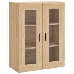 Berkfield Home Highboard Sonoma Oak 69.5x34x180 cm Engineered Wood in Light Tan - thumbnail 5