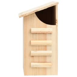 Berkfield Home Bat House Solid Firwood 30x20x38 cm in Brown - Size: 30 x 20 x 38 cm - thumbnail 4