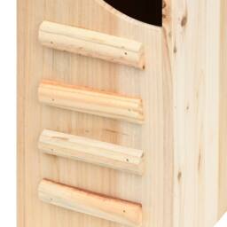 Berkfield Home Bat House Solid Firwood 30x20x38 cm in Brown - Size: 30 x 20 x 38 cm - thumbnail 5