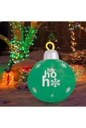 Living and Home 1.2M Christmas Inflatables Lights Large Bulb in Green