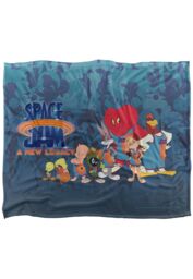 Warner Brothers Space Jam New Legacy Toon Squad Silky Touch Super Soft Throw Blanket in White - thumbnail 1