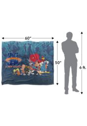 Warner Brothers Space Jam New Legacy Toon Squad Silky Touch Super Soft Throw Blanket in White - thumbnail 5