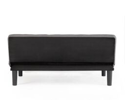 Home Detail Layla Fabric Sofa Bed With Tufted Detail & Black Legs in Grey - thumbnail 3