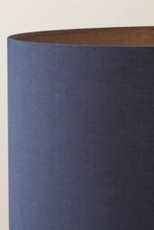 ValueLights Camden Copper Metal Tripod Floor Lamp with Navy Blue Drum Lamp Shade in Dark Navy - thumbnail 4