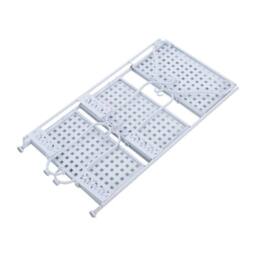 KORVIXA 3 Tier Metal Bathroom Storage Shelf in White - thumbnail 5