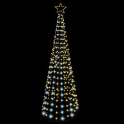 Christmas Maypole Tree LED Light Pyramid Outdoor Decoration 3m - thumbnail 3