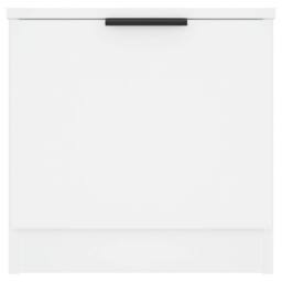 Berkfield Home Bedside Cabinets 2 pcs White 40x39x40 cm - Size: 40 x 39 x 40 cm - thumbnail 7