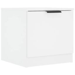 Berkfield Home Bedside Cabinets 2 pcs White 40x39x40 cm - Size: 40 x 39 x 40 cm - thumbnail 6