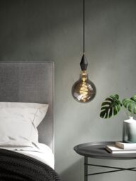 Nordlux Industrial Indoor Light Bulb Black Glass E27 Retro - Insert, IP20 - thumbnail 2