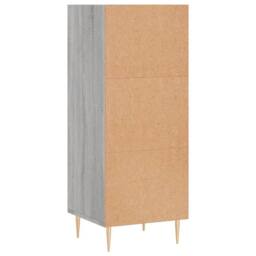 Berkfield Home Sideboard Grey Sonoma 34.5x32.5x90 cm Engineered Wood - thumbnail 6