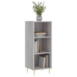 Berkfield Home Sideboard Grey Sonoma 34.5x32.5x90 cm Engineered Wood - thumbnail 3