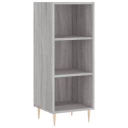 Berkfield Home Sideboard Grey Sonoma 34.5x32.5x90 cm Engineered Wood - thumbnail 2