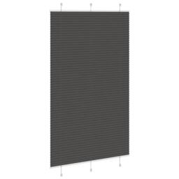 Berkfield Home Pleated Blind Black 120x200 cm Fabric Width 119.4 cm Polyester - thumbnail 4