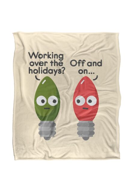 David Olenick Seasonal Employment Silky Touch Super Soft Throw Blanket 152 X 127 cm in White - image 1