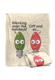 David Olenick Seasonal Employment Silky Touch Super Soft Throw Blanket 152 X 127 cm in White - thumbnail 2