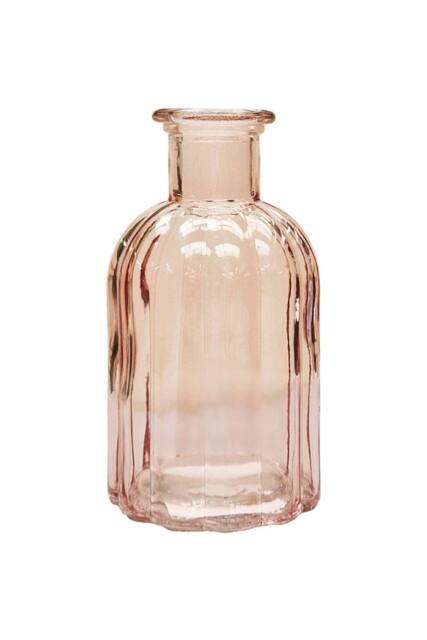 KDMD Pink Flora Bottle Glass Vase 10.5cm 10 Pack - image 1