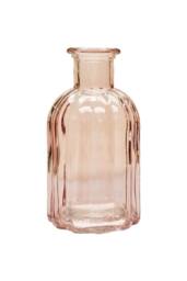 KDMD Pink Flora Bottle Glass Vase 10.5cm 10 Pack - thumbnail 1
