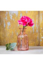 KDMD Pink Flora Bottle Glass Vase 10.5cm 10 Pack - thumbnail 3