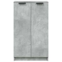Berkfield Home Shoe Cabinet Concrete Grey 59x35x100 cm Engineered Wood - Size: 59 x 35 x 100 cm - thumbnail 4