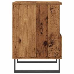 Berkfield Home Bedside Cabinets 2 pcs Old Wood 40x35x50 cm Engineered Wood in Brown - Size: 40 x 35 x 50 cm - thumbnail 7