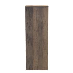 Ready Assembled 2 U Denver 5 Drawer Tall Bedside (Ready Assembled) in Dark Brown - thumbnail 2