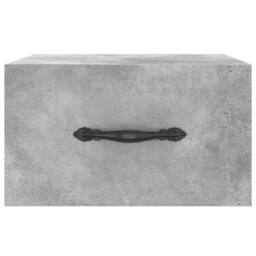 Berkfield Home Wall-mounted Bedside Cabinet Concrete Grey 35x35x20 cm - Size: 35 x 35 x 20 cm - thumbnail 5