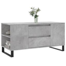 Berkfield Home Coffee Table Concrete Grey 102x44.5x50 cm Engineered Wood - thumbnail 3